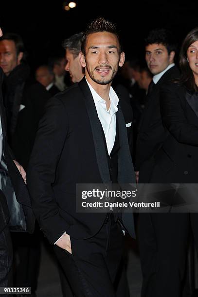 Hidetoshi Nakata attends the "Champions For Children" And Clarence Seedorf Hold First Annual Gala held at Castello Sforzesco on April 8, 2010 in...