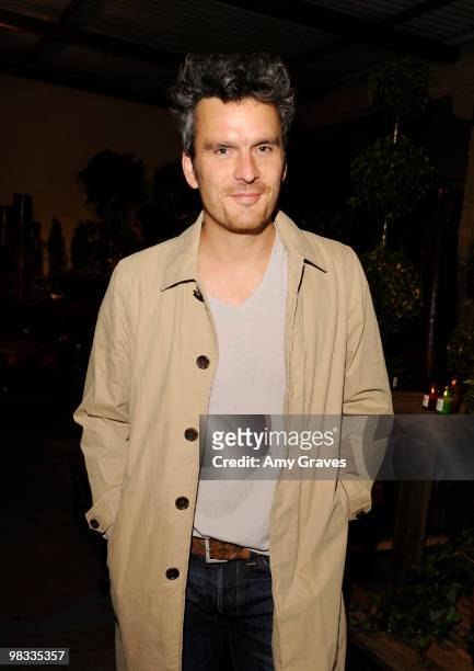 Actor Balthazar Getty attends the Anna Getty "Easy Green Organic: Cook Well, Eat Well, Live Well" Book Party at Rolling Greens on April 7, 2010 in...