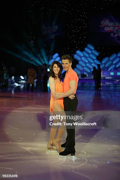 Gaynor Faye and Matt Evers attend the Dancing on Ice Tour photocall on April 8, 2010 in Sheffield, England.