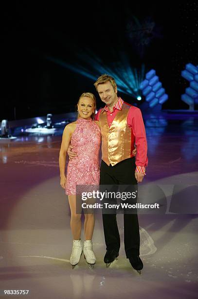 Jane Torville Christopher Dean attend the Dancing on Ice Tour photocall on April 8, 2010 in Sheffield, England.