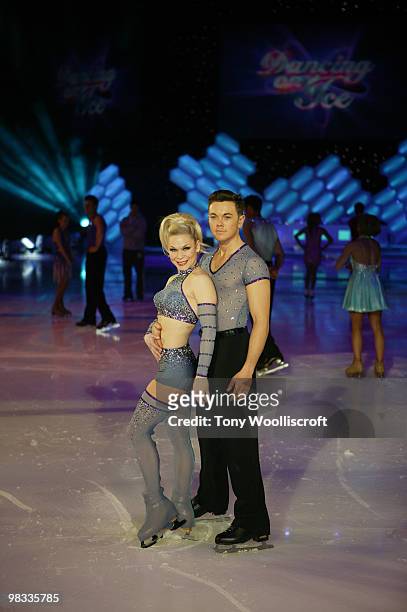 Alexandra Schauman and Ray Quin attend the Dancing on Ice Tour photocall on April 8, 2010 in Sheffield, England.