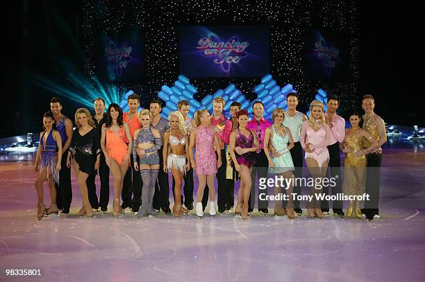 The Star Ice Skaters attend the Dancing on Ice Tour photocall on April 8, 2010 in Sheffield, England.