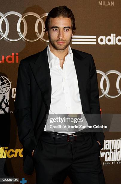 Mathieu Flamini attends ''Champions For Children'' First Annual Gala held at Castello Sforzesco on April 8, 2010 in Milan, Italy.