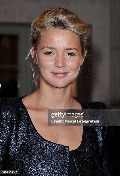 Virginie Efira arrives to attend the launch party for the 1.2.3 collection on April 8, 2010 in Paris, France.