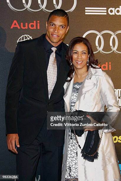 Dida and his wife attend ''Champions For Children'' First Annual Gala held at Castello Sforzesco on April 8, 2010 in Milan, Italy.