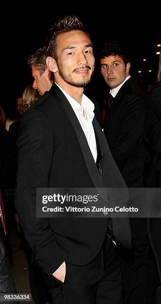 Hidetoshi Nakata attends ''Champions For Children'' First Annual Gala held at Castello Sforzesco on April 8, 2010 in Milan, Italy.