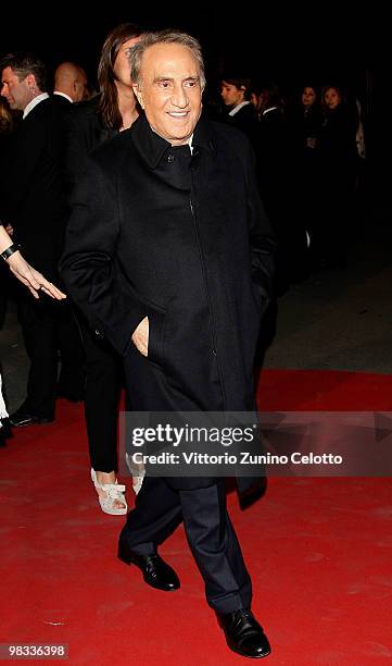 Emilio Fede attends ''Champions For Children'' First Annual Gala held at Castello Sforzesco on April 8, 2010 in Milan, Italy.