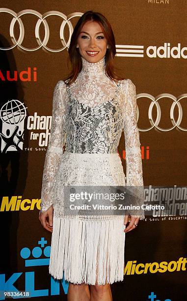 Eleonora Abbagnato attends ''Champions For Children'' First Annual Gala held at Castello Sforzesco on April 8, 2010 in Milan, Italy.