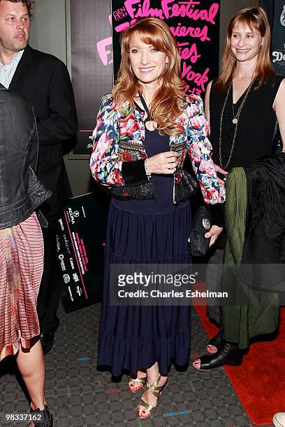 Actress Jane Seymour attends the premiere of "Waiting for Forever" at the SVA Theater on April 8, 2010 in New York City.