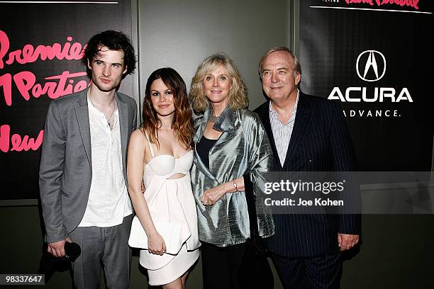 Actors Tom Sturridge, Rachel Bilson, Blythe Danner and director James Keach attend the 15th annual Gen Art Film Festival screening of "Waiting for...