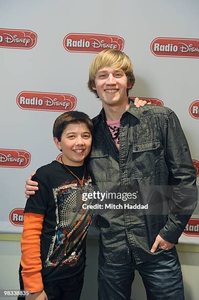 Jason Dolley and Bradley Steven Perry, stars of Disney Channel's comedy series "Good Luck Charlie," joined Radio Disney's Ernie D in studio to talk...