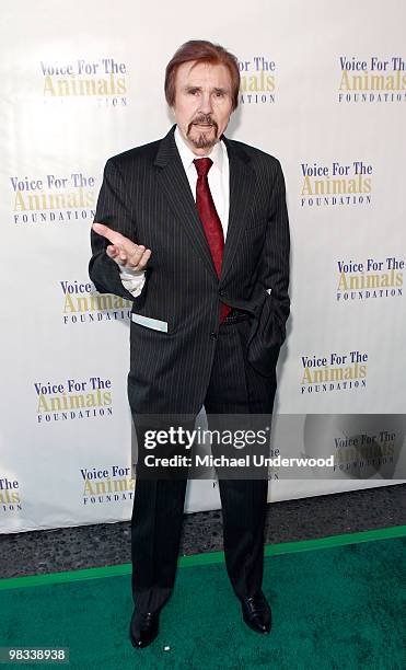 Comedian Gary Owens arrives at a benefit hosted by Lily Tomlin to benefit Voice for the Animals Foundation featuring the stars of "Laugh In" at The...