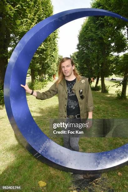 Fashion designer Christophe Guillarme attends the Domaine De Saint Cloud Outdoor Exhibition and Concert Picnic Party at Parc de Saint Cloud on June...