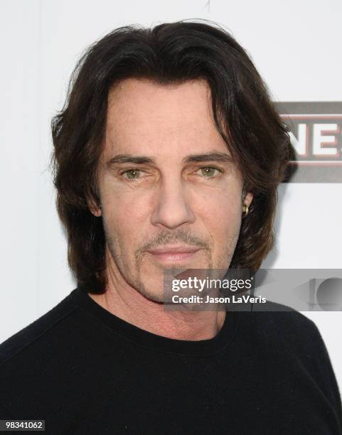 Singer/actor Rick Springfield attends the premiere of "The Joneses" at ArcLight Cinemas on April 8, 2010 in Hollywood, California.