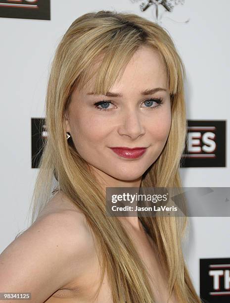 Actress Mika Boorem attends the premiere of 'The Joneses' at ArcLight Cinemas on April 8, 2010 in Hollywood, California.