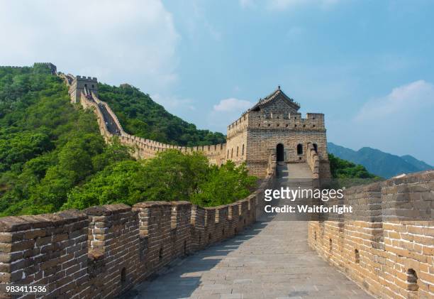great wall,mutianyu,beijing,china - mutianyu stock pictures, royalty-free photos & images