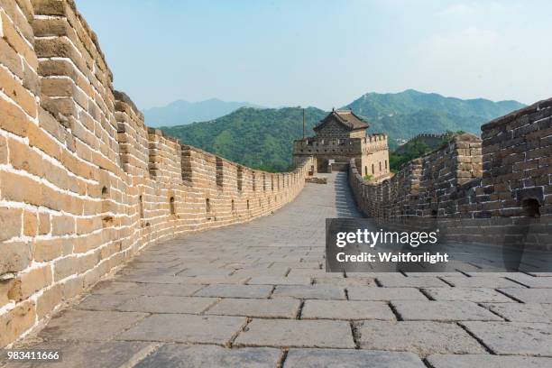 great wall,mutianyu,beijing,china - mutianyu stock pictures, royalty-free photos & images