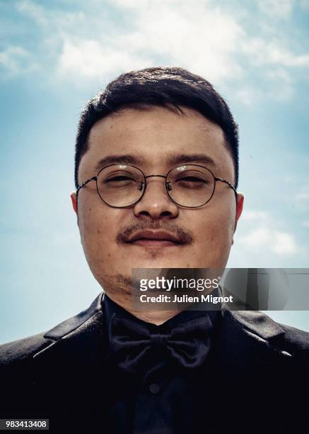 Filmmaker Bi Gan is photographed for Grazia Daily, on May, 2018 in Cannes, France. . .