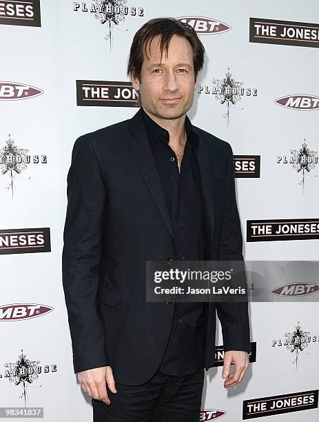 Actor David Duchovny attends the premiere of "The Joneses" at ArcLight Cinemas on April 8, 2010 in Hollywood, California.