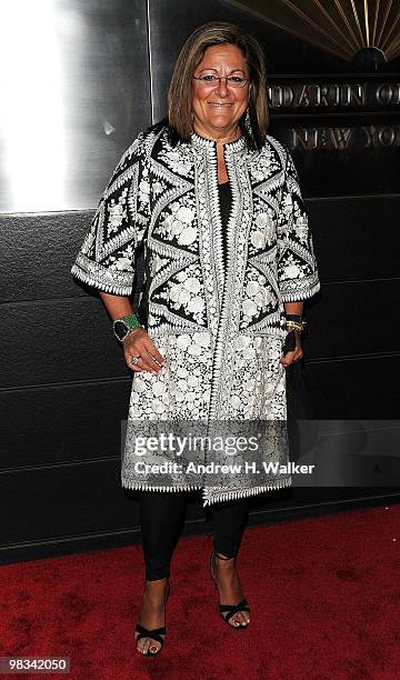 Fern Mallis attends the 7th Annual New Yorkers for Children Spring Dinner Dance at the Mandarin Oriental Hotel on April 8, 2010 in New York City.