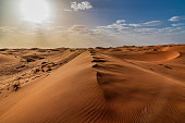Sand dunes in the Sahara Desert - Morocco