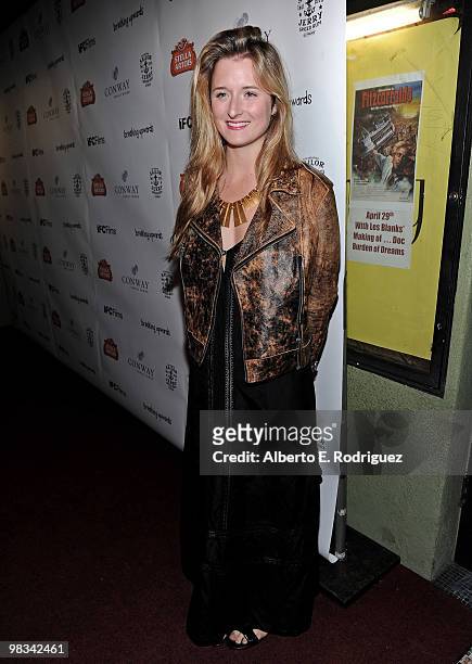 Actress Grace Gummer arrives at the Los Angeles premiere of IFC's "Breaking Upwards" at the Silent Movie Theater on April 8, 2010 in Los Angeles,...