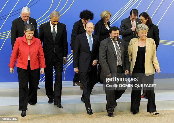 Secretary of the Department of Homeland Security Janet Napolitano, Justice Director of European Council Ivan Bizjak, US Attorney General Eric Holder,...