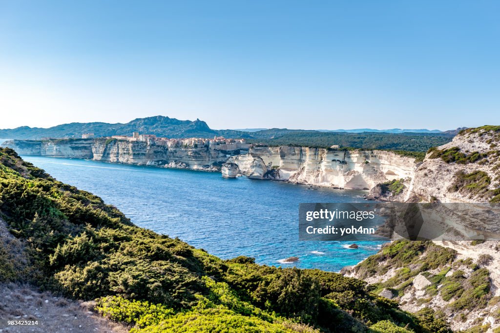 Bonifacio - falésias de Córsega do Sul
