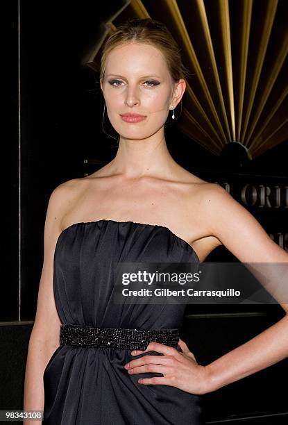 Karolina Kurkova attends the 7th Annual New Yorkers for Children Spring Dinner Dance at the Mandarin Oriental Hotel on April 8, 2010 in New York City.