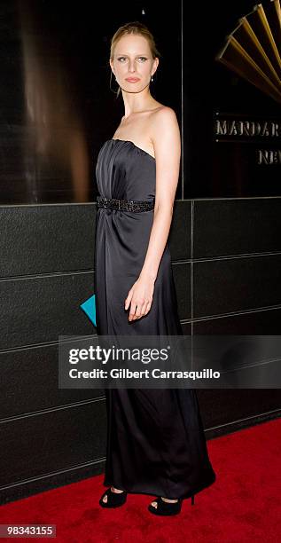 Karolina Kurkova attends the 7th Annual New Yorkers for Children Spring Dinner Dance at the Mandarin Oriental Hotel on April 8, 2010 in New York City.