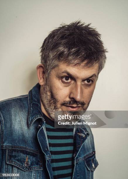 Filmmaker Christophe Honoré is photographed for Grazia Daily, on April, 2018 in Cannes, France. . .