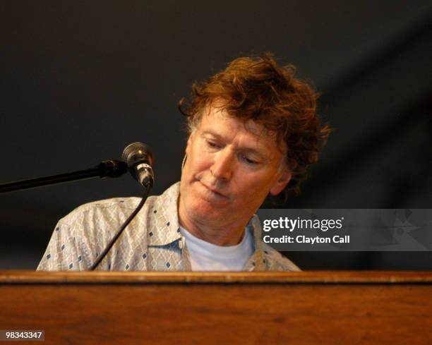 Steve Winwood performing at the New Orleans Jazz & Heritage Festival on April 25, 2004.