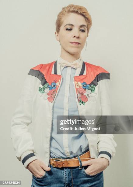 Filmmaker Eva Husson is photographed for Grazia Daily, on April, 2018 in Cannes, France. . .