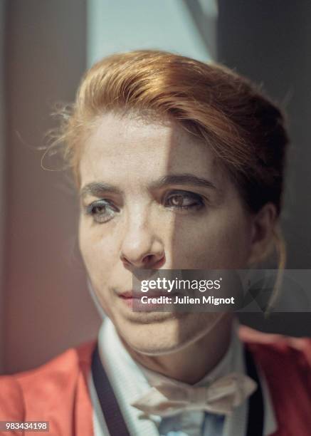 Filmmaker Eva Husson is photographed for Grazia Daily, on April, 2018 in Cannes, France. . .