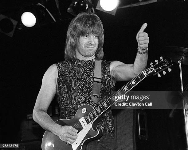 Nigel Tufnel performing with Spinal Tap at Wolfgang's in San Francisco on June 25, 1984.