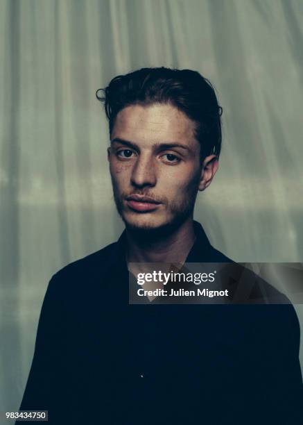 Actor Idir Azougli is photographed for Grazia Daily, on May, 2018 in Cannes, France. . .