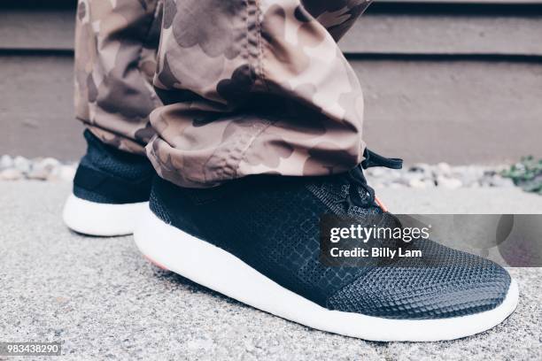 adidas pureboost 2.0 - billy walker stock pictures, royalty-free photos & images