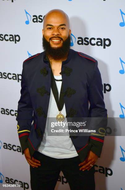 Hairston attends the 31st Annual Rhythm and Soul Music Awards - Arrivals at the Beverly Wilshire Four Seasons Hotel on June 21, 2018 in Beverly...