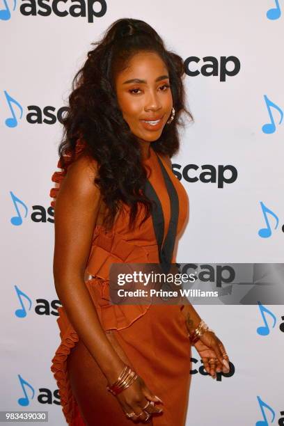 Sevyn Streeter attends the 31st Annual Rhythm and Soul Music Awards - Arrivals at the Beverly Wilshire Four Seasons Hotel on June 21, 2018 in Beverly...