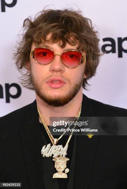 Murda Beatz attends the 31st Annual Rhythm and Soul Music Awards - Arrivals at the Beverly Wilshire Four Seasons Hotel on June 21, 2018 in Beverly...