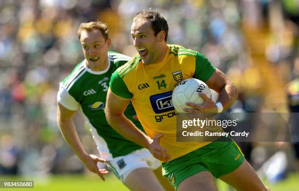 Monaghan , Ireland - 24 June 2018; Michael Murphy of Donegal during the Ulster GAA Football Senior Championship Final match between Donegal and...