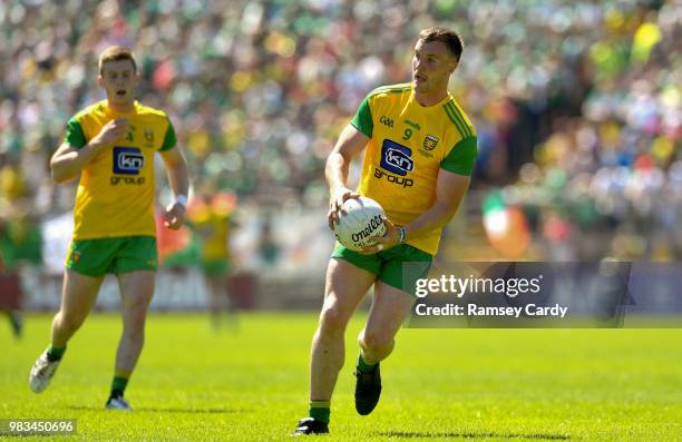 Monaghan , Ireland - 24 June 2018; Leo McLoone of Donegal during the Ulster GAA Football Senior Championship Final match between Donegal and...