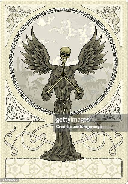 angel of death - angel of death stock-grafiken, -clipart, -cartoons und -symbole
