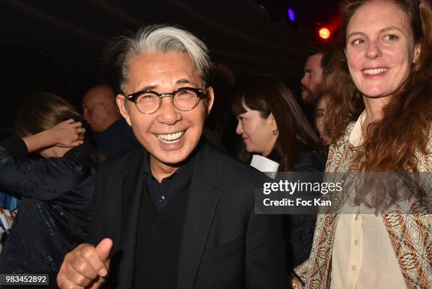 Designer Kenzo Takada attends the Kenzo Menswear /womenswear Spring/Summer 2019 show as part of Paris Fashion Week on June 24, 2018 in Paris, France.