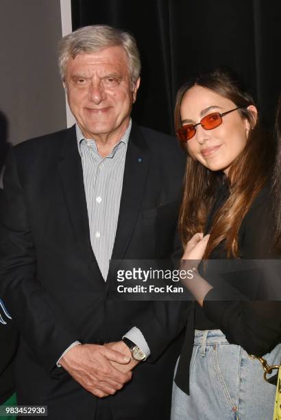 Sydney Toledano and his daughter Julia Toledano attend the Kenzo Menswear /womenswear Spring/Summer 2019 show as part of Paris Fashion Week on June...