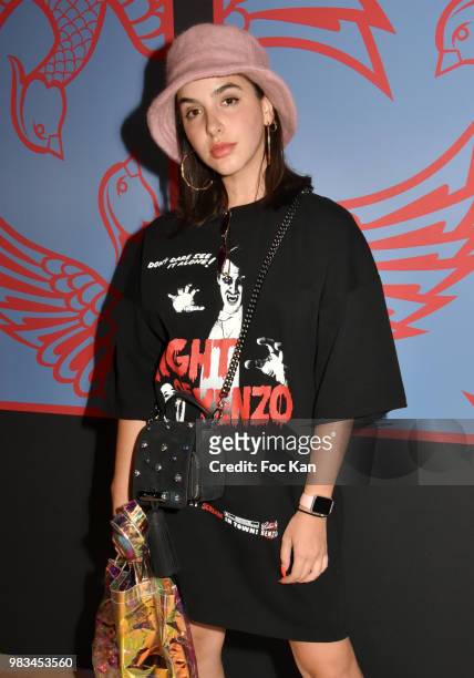 Barbara Malewicz attends the Kenzo Menswear /womenswear Spring/Summer 2019 show as part of Paris Fashion Week on June 24, 2018 in Paris, France.