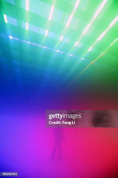 Aman visits an installation art work named 'Feelings are Facts' on April 9, 2010 in Beijing, China. Feelings are Facts showcases the first...