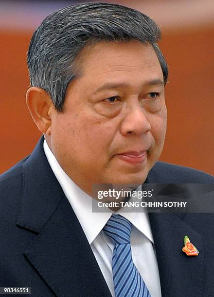 Indonesian President Susilo Bambang Yudhoyono attends the 16th Association of Southeast Asian Nations summit in Hanoi on April 9, 2010. Myanmar faced...