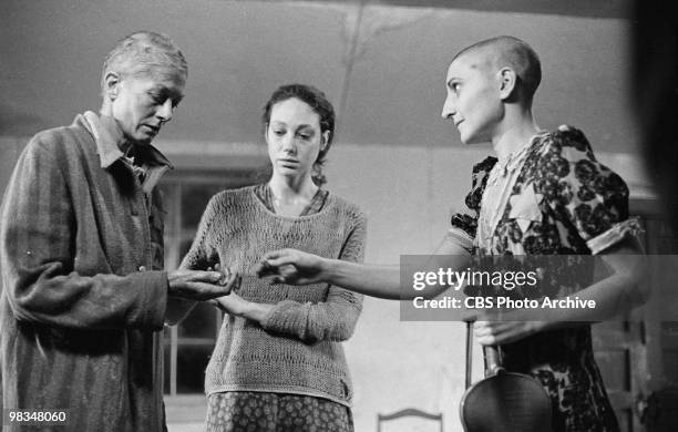 From left, British actress Vanessa Redgrave and American actresses Marisa Berenson and Robin Bartlett in a scene from the made-for-televsion film...