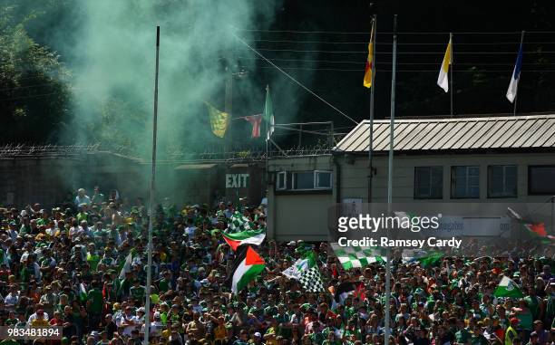 Monaghan , Ireland - 24 June 2018; Fermanagh supporters during the Ulster GAA Football Senior Championship Final match between Donegal and Fermanagh...